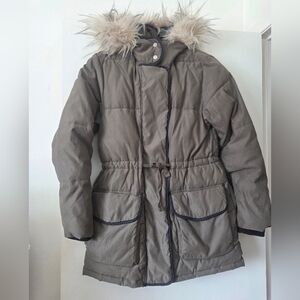 Abercrombie & Fitch Parka W/Detachable Hood